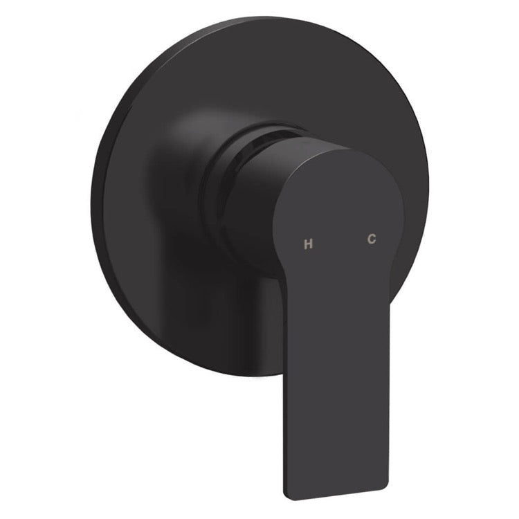 Matte Black Wall Mounted Shower Mixer