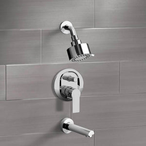 Chrome Shower Faucet Set with Multi Function Shower Head