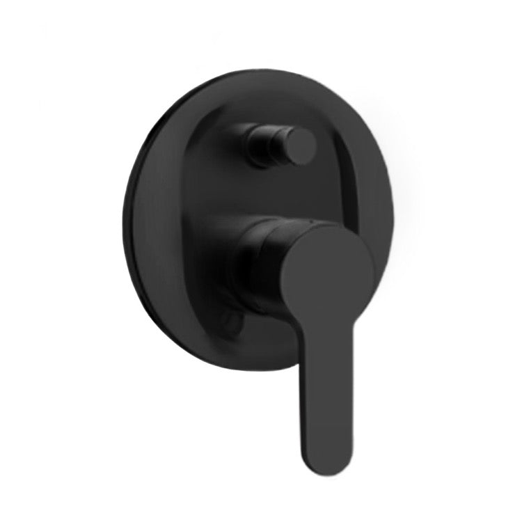 Matte Black Wall Mounted Diverter