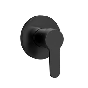 Matte Black Wall Mounted Shower Mixer