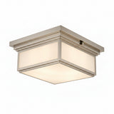 Modern ceiling light fixture on a brown background