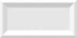 Roca Tile Usa Inc United States Ceramic Tile U081 Bright White Ice 3X6 Reverse Beveled Wall Tile. U081Mon-36