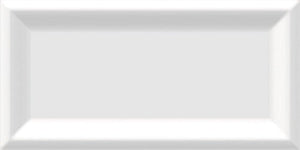 Roca Tile Usa Inc United States Ceramic Tile U081 Bright White Ice 3X6 Reverse Beveled Wall Tile. U081Mon-36
