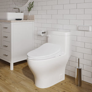 ICERA iWash S-12 Elongated Electronic Bidet Seat White S-12.01