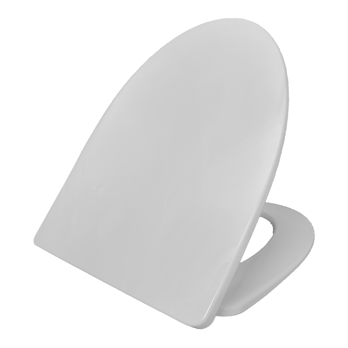 ICERA Polypropylene Seat Slim EL Silent Close Quick-Release White S-262.01