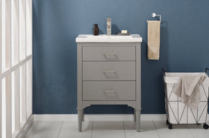 Mason 24" Single Sink Vanity with Porcelain Top