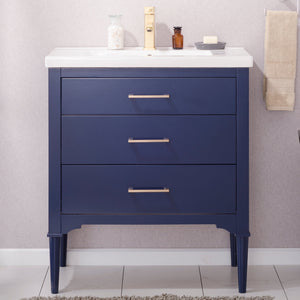 Mason 30" Single Sink Vanity with Porcelain Top