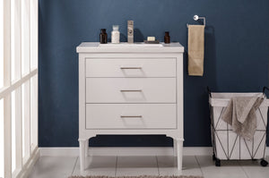 Mason 30" Single Sink Vanity with Porcelain Top