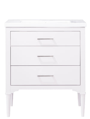 Mason 30" Single Sink Vanity with Porcelain Top