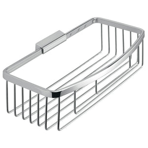 Rectangular Chromed Stainless Steel Wire Shower Basket