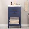 Cara 20" Single Sink Vanity with Porcelain Top