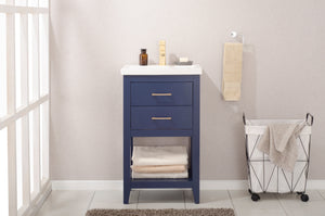 Cara 20" Single Sink Vanity with Porcelain Top
