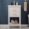 Cara 20" Single Sink Vanity with Porcelain Top