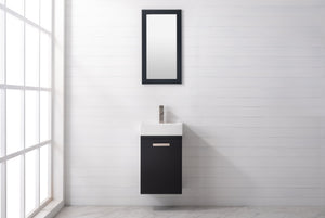 Stella 16.5" Single Sink Vanity with Porcelain Top
