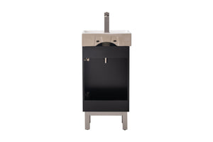 Stella 16.5" Single Sink Vanity with Porcelain Top