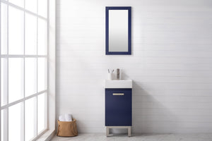 Stella 16.5" Single Sink Vanity with Porcelain Top