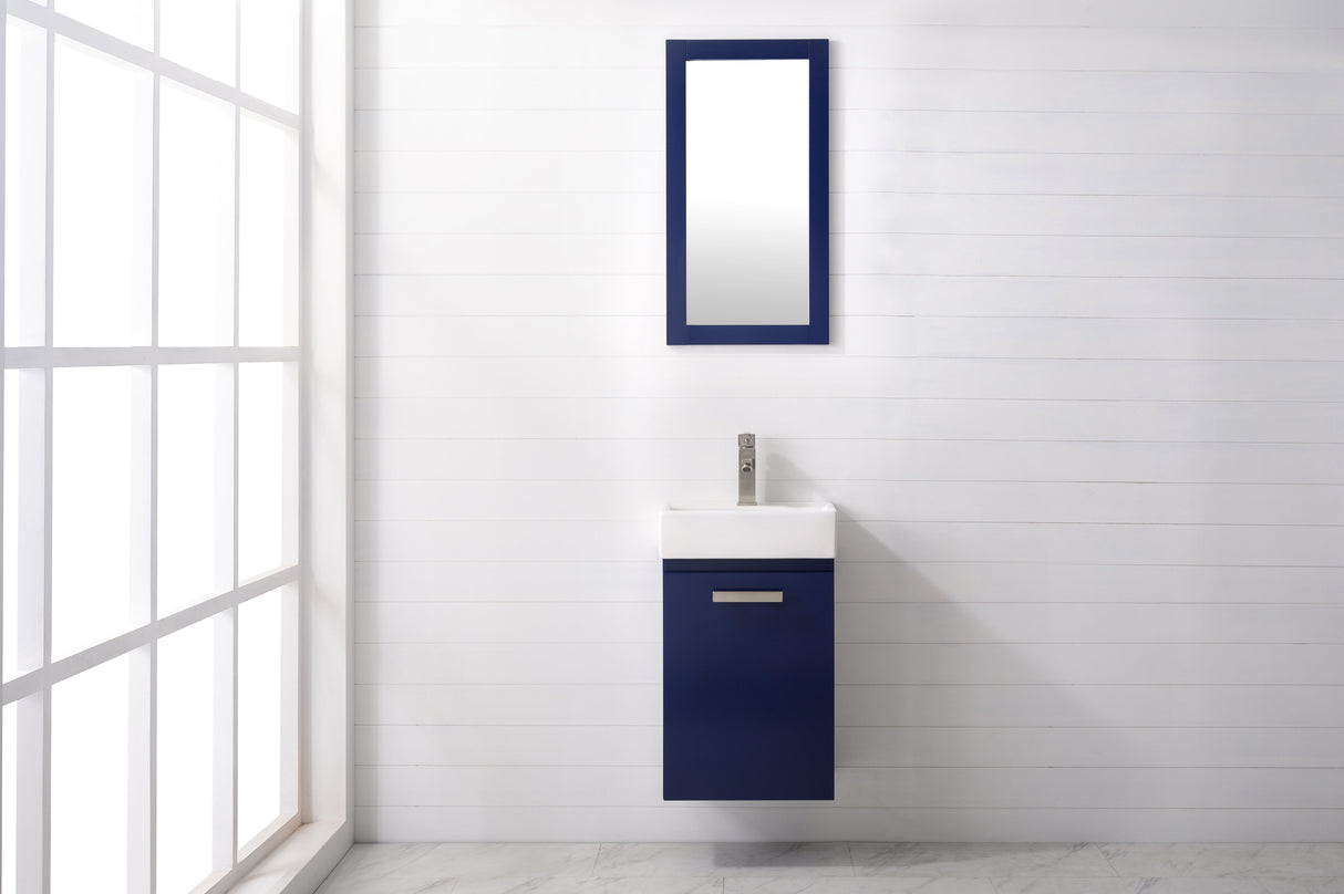 Stella 16.5" Single Sink Vanity with Porcelain Top