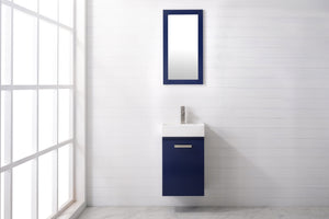 Stella 16.5" Single Sink Vanity with Porcelain Top