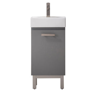Stella 16.5" Single Sink Vanity with Porcelain Top