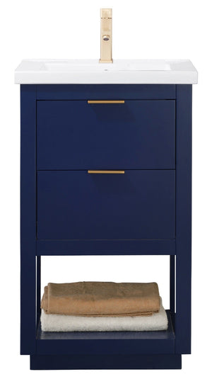Klein 20" Single Sink Vanity with Porcelain Top