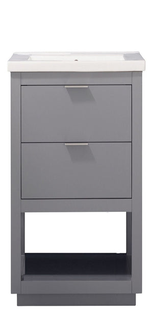 Klein 20" Single Sink Vanity with Porcelain Top