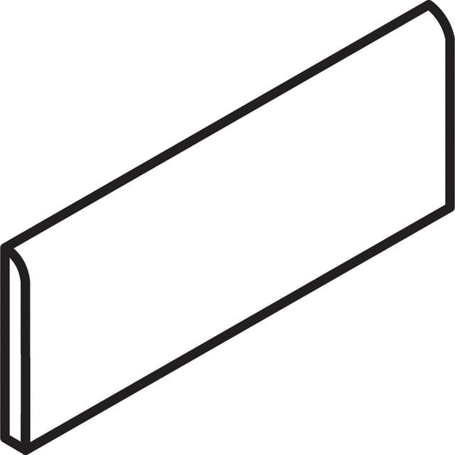 American Olean Color Complements Wisdom S4289MOD Bullnose 8" Side Glossy Wall Tile Trim