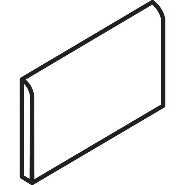 American Olean Color Complements Sapphire Sky S4369MOD Bullnose 6" Side Glossy Wall Tile Trim
