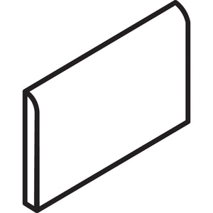 American Olean Color Complements Matte Burgundy S4369MOD Bullnose 6" Side Matte Wall Tile Trim