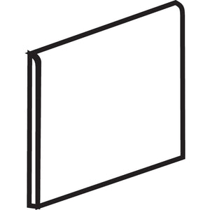 Daltile Color Wheel Classic Waterfall S4449 Bullnose Glossy Wall Tile Trim