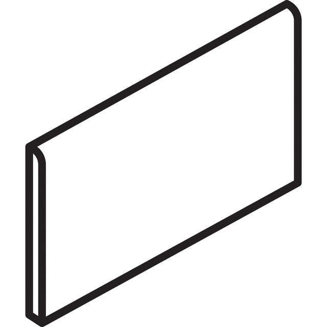 American Olean Color Complements Matte Daisy S4489MOD Bullnose 8" Side Matte Wall Tile Trim