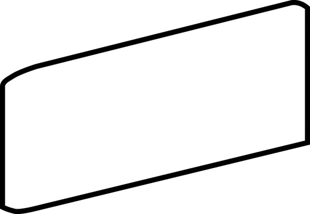 American Olean Color Complements Matte Kiwi S44D9 Bullnose 16" Side Matte Wall Tile Trim