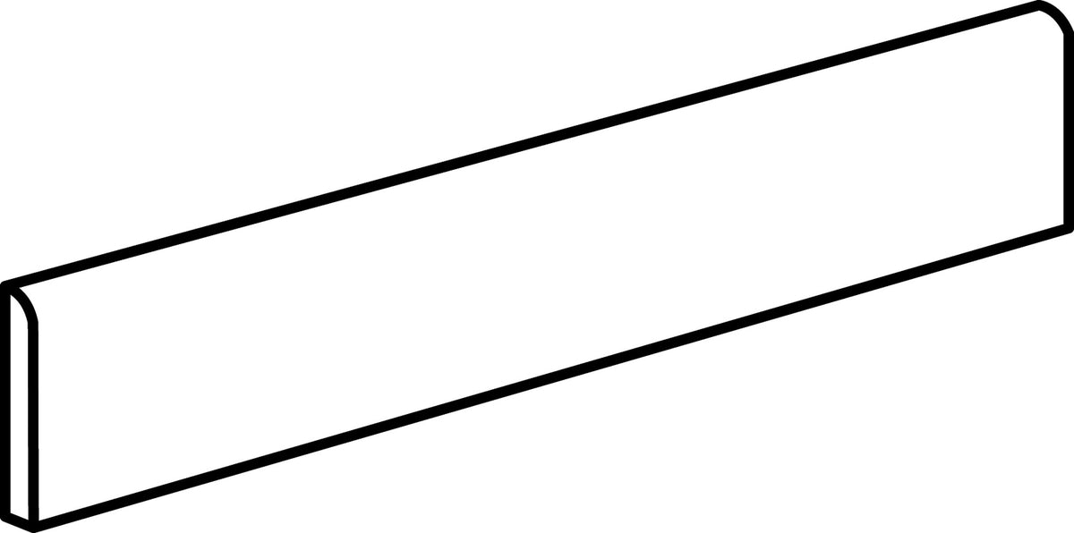American Olean Minimum Charcoal S44F9 Bullnose Polished Floor Tile Trim