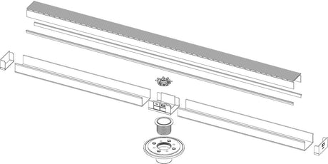 Infinity Drain SAG 6572 72" Complete Kit for S-AG 65