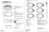 Americh SP7848TA5-BI Sandpiper 7848 - Tub Only / Airbath 5 - Biscuit