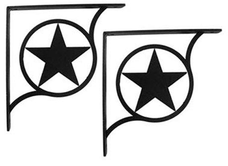 Western Star Shelf Brackets Large (pair)