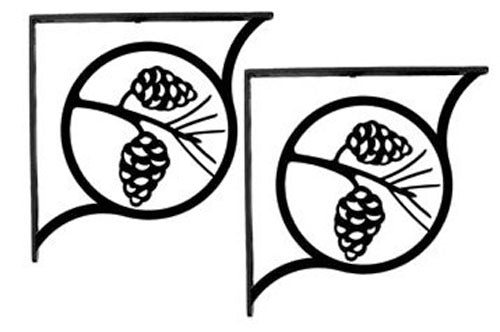 Pinecone Shelf Brackets Medium (pair)
