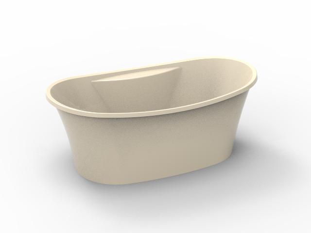 Hydro Systems SAUB6032ATO-WHI AUBRY 6032 AC TUB ONLY-WHITE