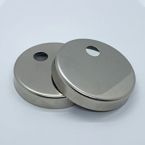 ICERA Metal Seat Caps S-242 S-232 S-235 S-252 Polished Nickel (pair) SC-242.502
