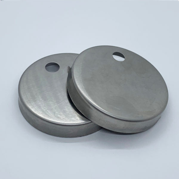 ICERA Metal Seat Caps S-242 S-232 S-235 S-252 Satin Nickel (pair) SC-242.503