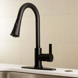 Studio SC1000 2-Inch Diameter Faucet Hole Cover, Black Stainless Steel