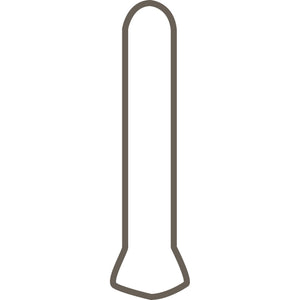 Daltile ColorMatch Matte Pacific SC3619TN Sanitary Cove BC - Slim FT Matte Wall Tile Trim