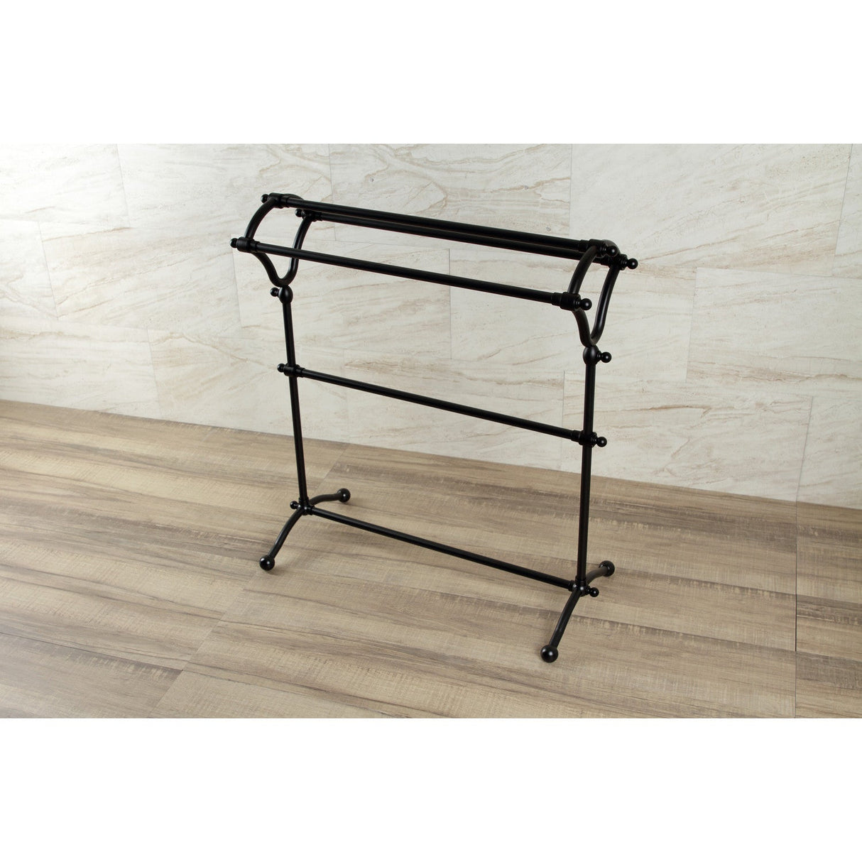 Edenscape SCC2280 Freestanding Y-Type Towel Rack, Matte Black