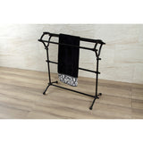 Edenscape SCC2280 Freestanding Y-Type Towel Rack, Matte Black