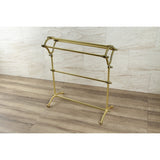 Edenscape SCC2287 Freestanding Y-Type Towel Rack, Brushed Brass