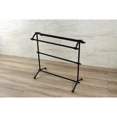 Edenscape SCC2290 Freestanding Towel Rack, Matte Black