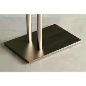 Edenscape SCC3098 Freestanding Dual Towel Rack, Brushed Nickel