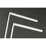 Edenscape SCC3098 Freestanding Dual Towel Rack, Brushed Nickel