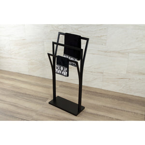 Edenscape SCC3300 Freestanding Y-Style Towel Rack, Matte Black