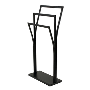 Edenscape SCC3300 Freestanding Y-Style Towel Rack, Matte Black