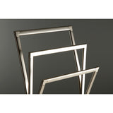 Edenscape SCC3308 Freestanding Y-Style Towel Rack, Brushed Nickel